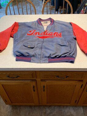 Cleveland Indians Mirage Throwback Jacket – XXL